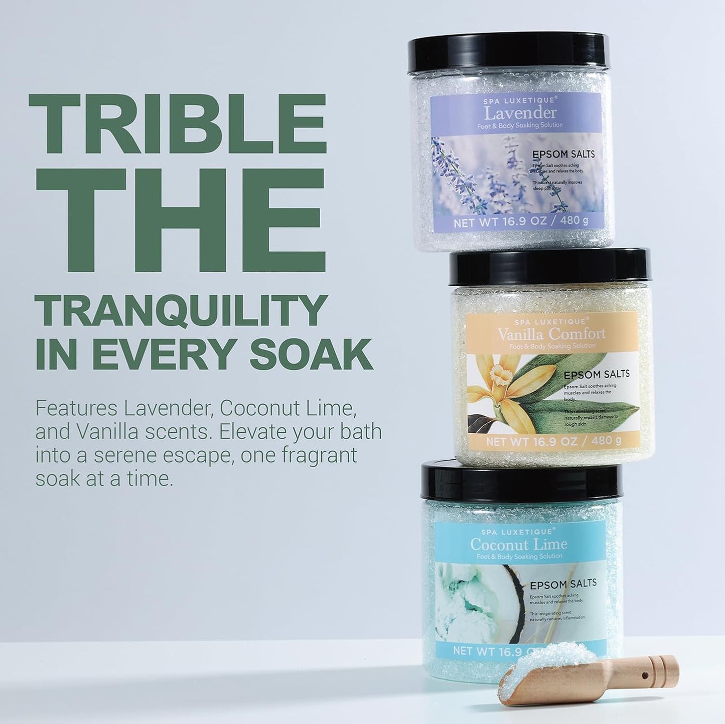 Bath Salts for Soaking, Epsom Salts Gifts Set for Women, 3.17Lbs Bath Salts for Women, Epsom Salts for Soaking, Mother'S Day Christmas Gifts for Woman Mom