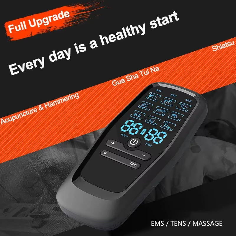 EMS Eletric Professional Muscle Stimulation USB Physiapy Tens Unit Machines Pulse Impulse Mini Full Body Massager 6 Modes