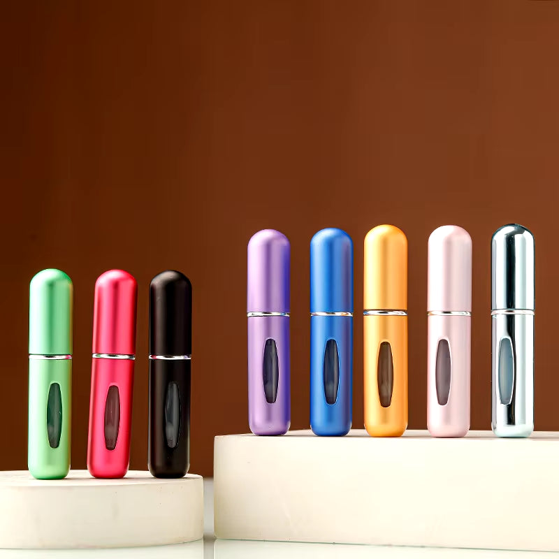 5Ml 8Ml Portable Mini Refillable Perfume Bottle with Spray Scent Pump Empty Cosmetic Containers Atomizer Bottle for Travel Tool