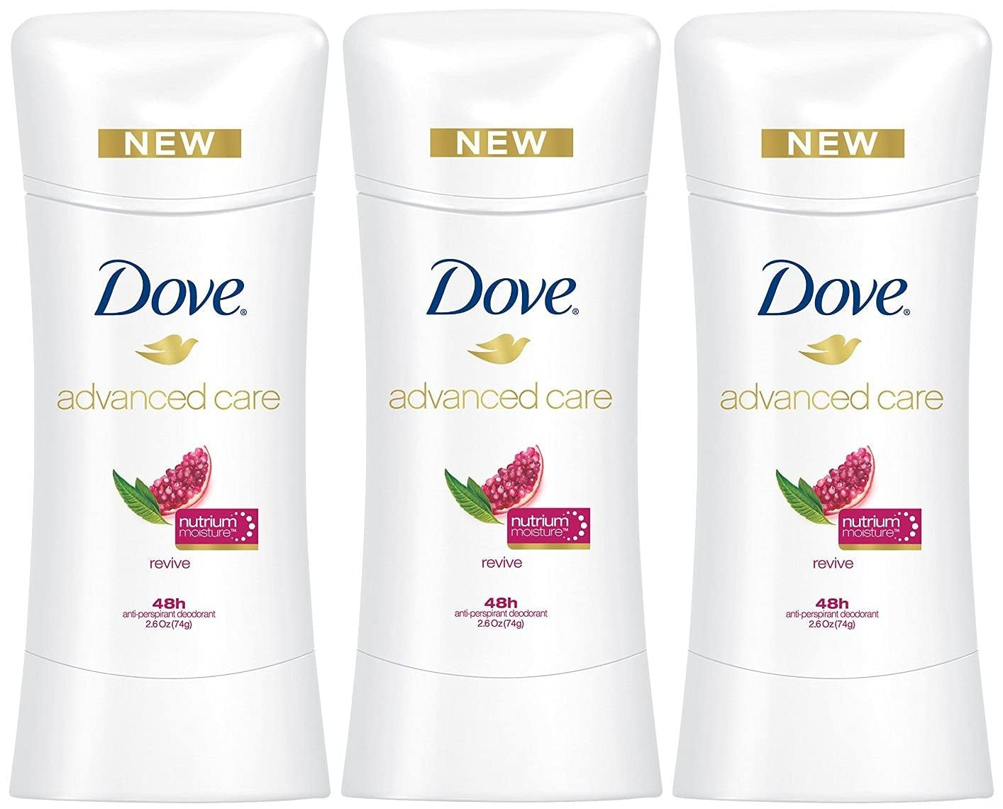 Advanced Care Anti-Perspirant Deodorant, Revive 2.6 Oz (Pack of 3)