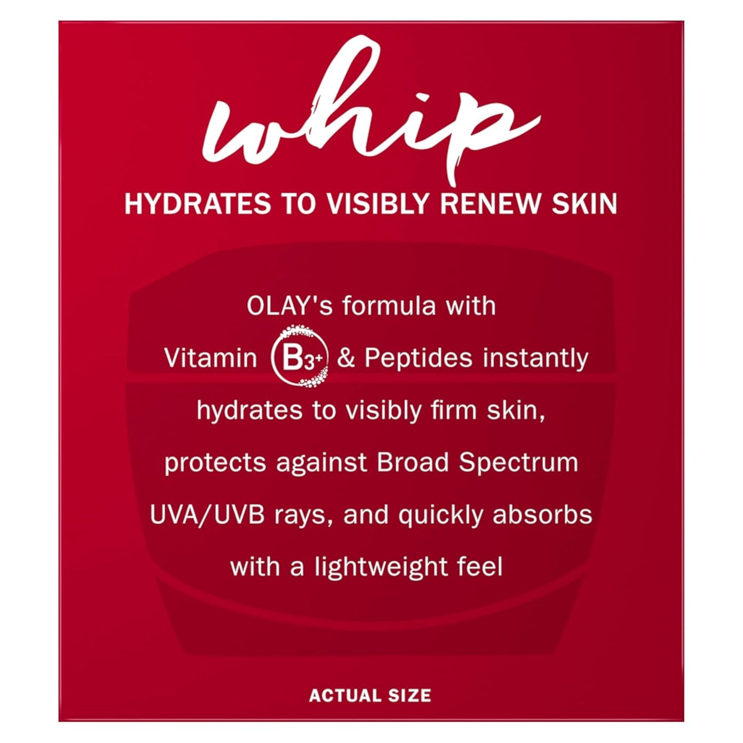 Regenerist Whip Face Moisturizer Cream with Sunscreen SPF 25, 1.7 Oz