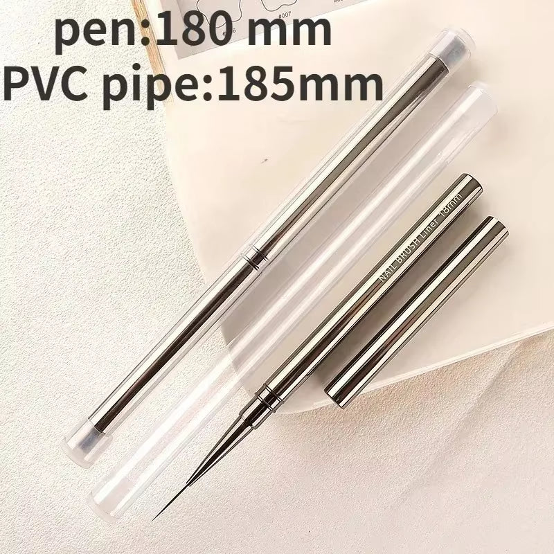 Nails Art Liner Brushes Elongated Lines Striping Drawing Painting 6/9/12/15/18/25Mm Nail Design Pen Professional Manicure Tool