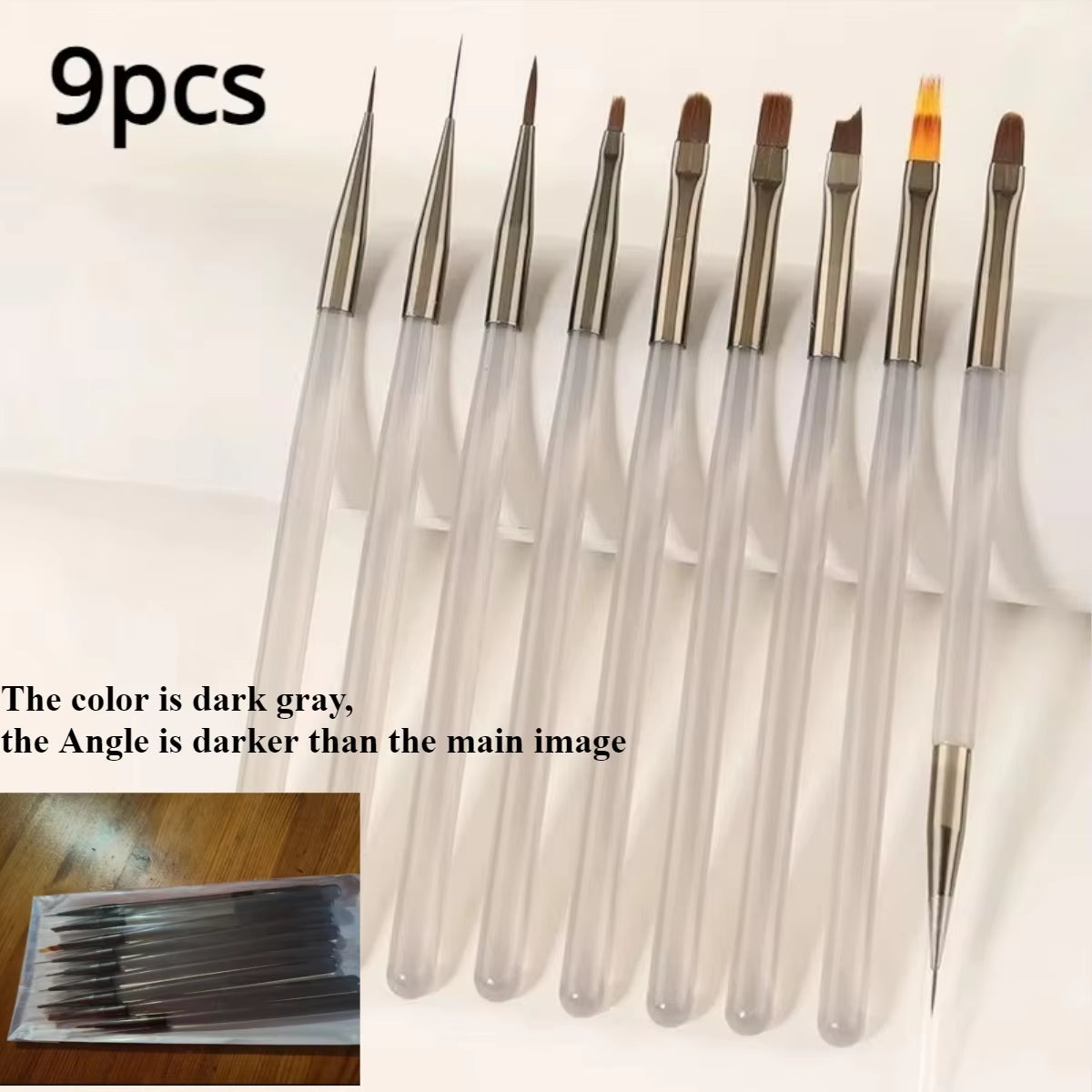 Nails Art Liner Brushes Elongated Lines Striping Drawing Painting 6/9/12/15/18/25Mm Nail Design Pen Professional Manicure Tool