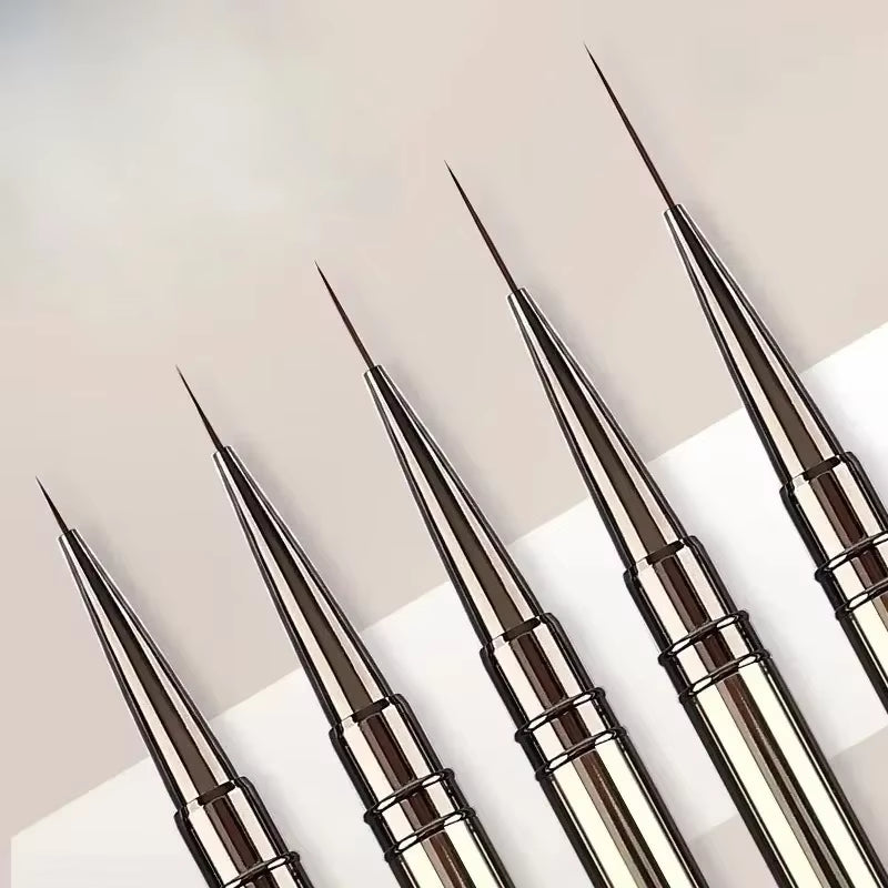 Nails Art Liner Brushes Elongated Lines Striping Drawing Painting 6/9/12/15/18/25Mm Nail Design Pen Professional Manicure Tool