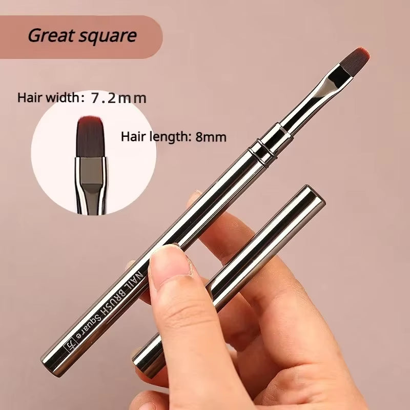 Nails Art Liner Brushes Elongated Lines Striping Drawing Painting 6/9/12/15/18/25Mm Nail Design Pen Professional Manicure Tool